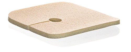 DermaRite DermaRite Tracheostomy Waterproof Foam Wound Dressing with Key-Hole Opening