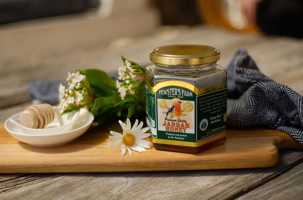 Fewster\'s Farm Fewster\'s Farm TA 30+ Jarrah Honey 500g Pack of 2 (Save 15%)