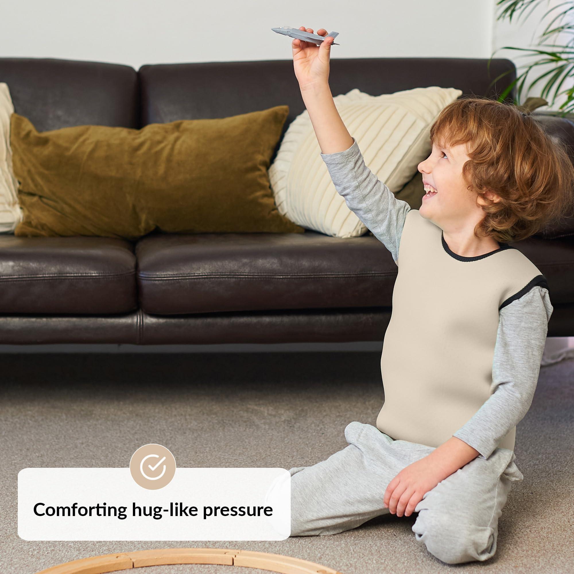 ODOXIA Compression Vest for Kids | Provide Deep Pressure Comfort | ADHD Tools for Kids | Autism Sensory Clothing | Comfortable Design | Compression Shirt Kids | Ensure a Secure Feeling