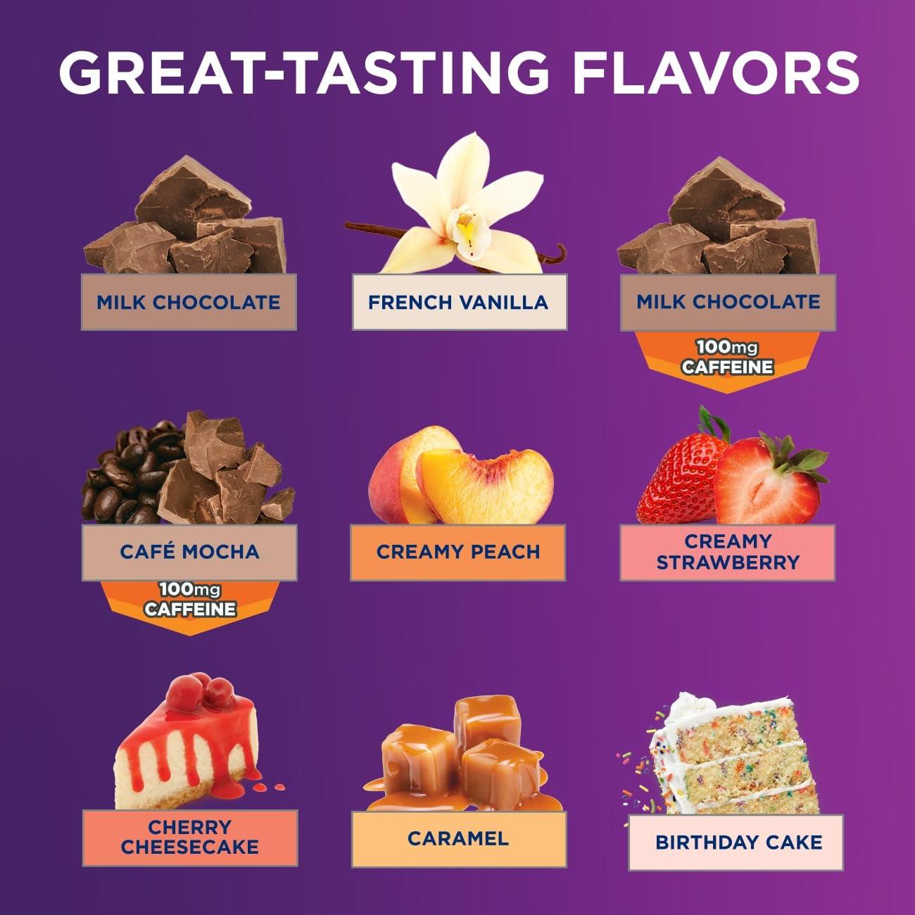 Ensure Ensure Max Protein Shake | French Vanilla | Meal Supplement Shake | Ready to Drink | 30g Protein for Muscle Building | 1g Sugar, 4g Fiber | 11 fl oz - 12 Pack