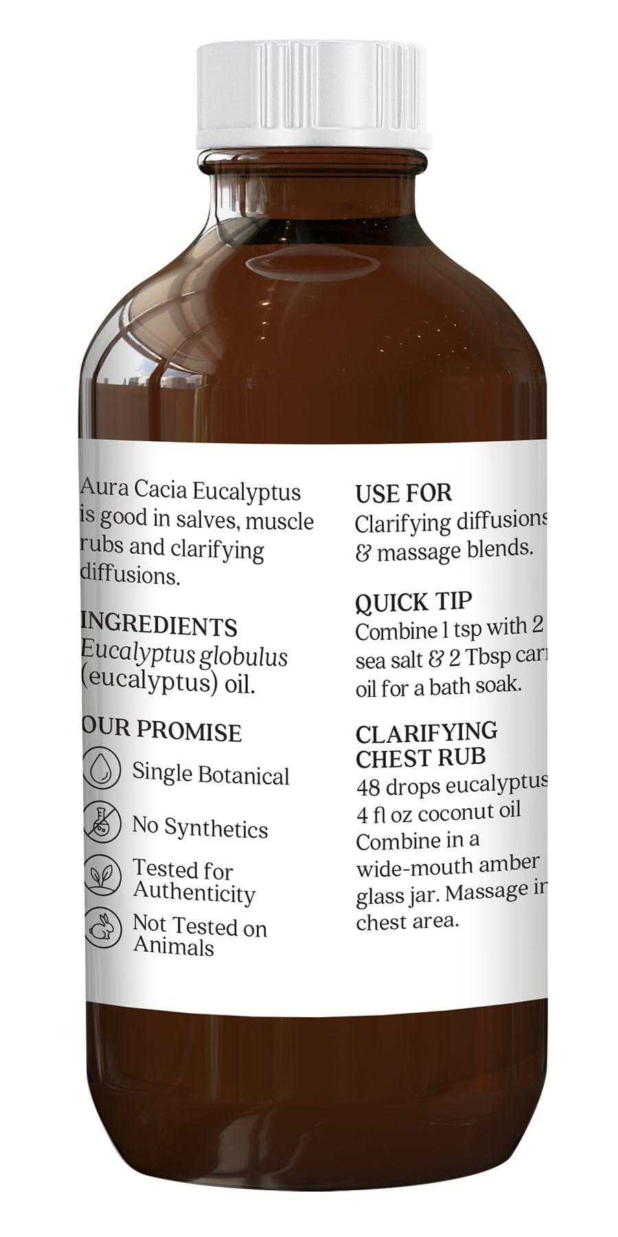 Aura Cacia Aura Cacia Eucalyptus (globulus) Essential Oil 4 fl. oz.