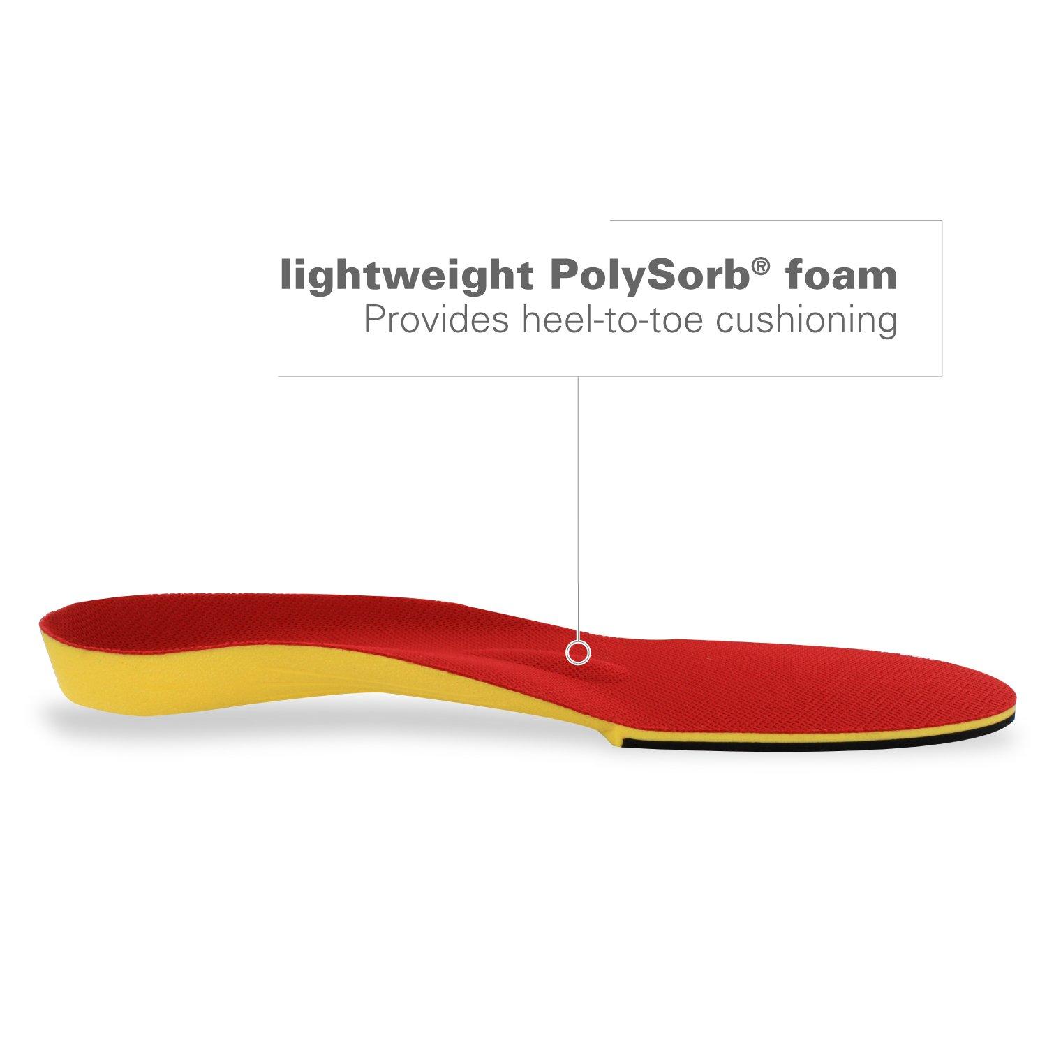Spenco Spenco Polysorb Walker/Runner Athletic Insole, Women's 7-8.5/Men's 6-7.5