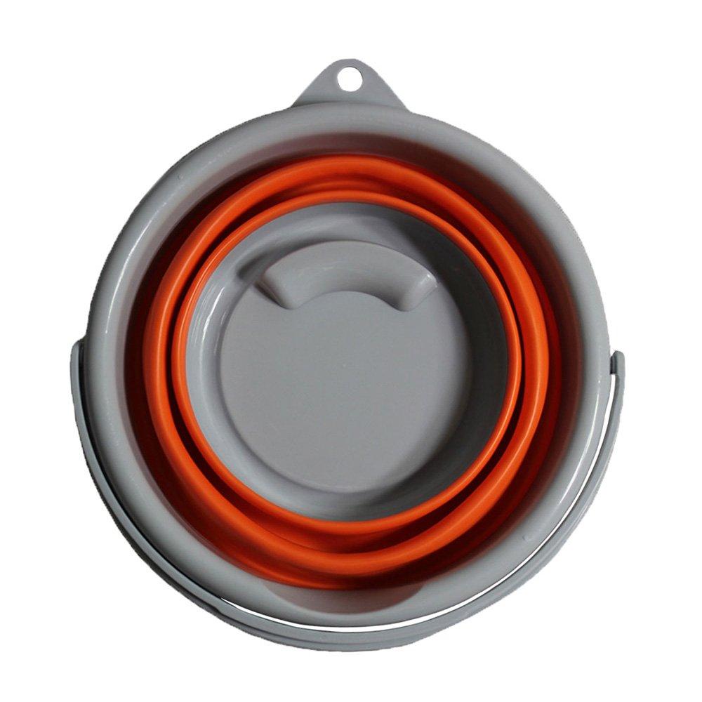Suyi Suyi 5L/10L Silicone Collapsible Outdoor Bucket Water Storage Container For Camping Fishing BBQ Car Washing Random Color