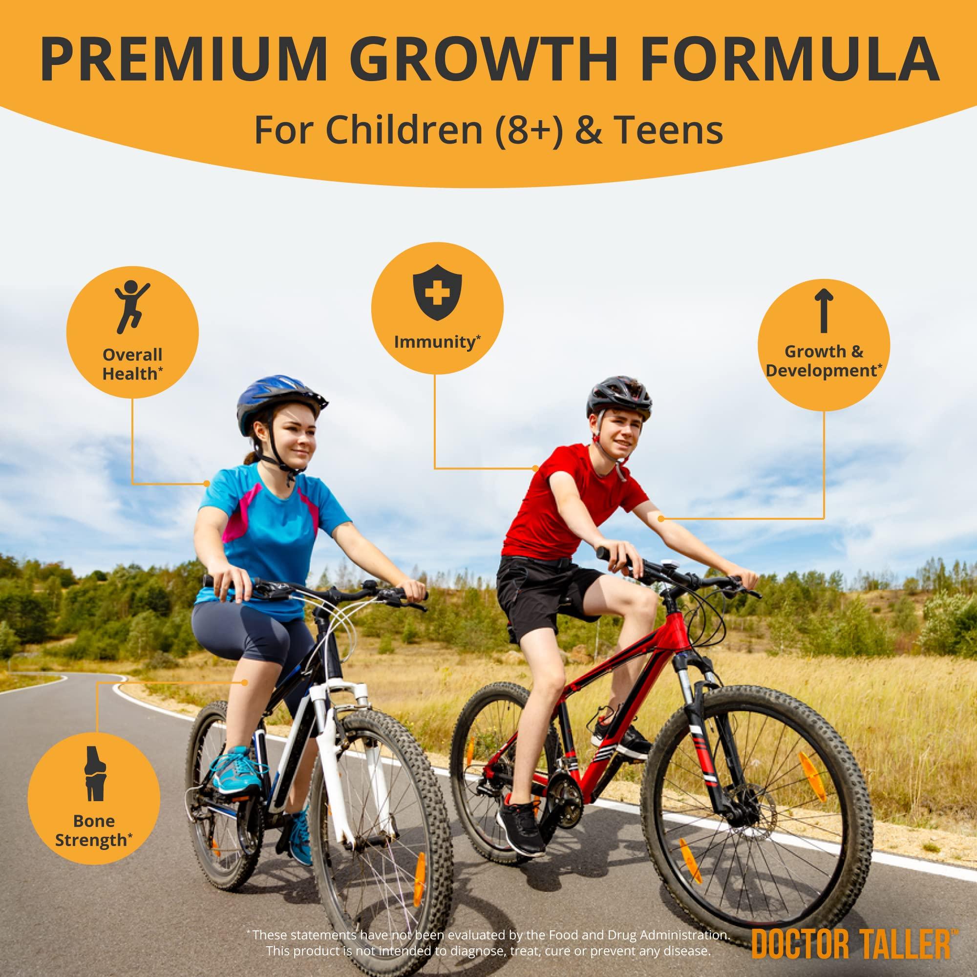 NuBest NuBest Doctor Taller - Height Growth Formula - Supports Height Growth and Immunity - Keto with Calcium, Vitamin D3, Vitamin K2, Amino Acids & Herbs for Children (8+) - 6 Pack | 6 Month Supply