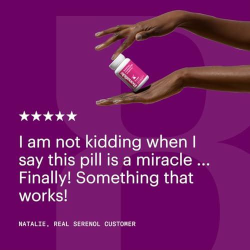 Bonafide Bonafide Serenol Relief from Hormonal Mood Swings, Irritability, & PMS Bloating. 3-Month Supply (180 Tablets)