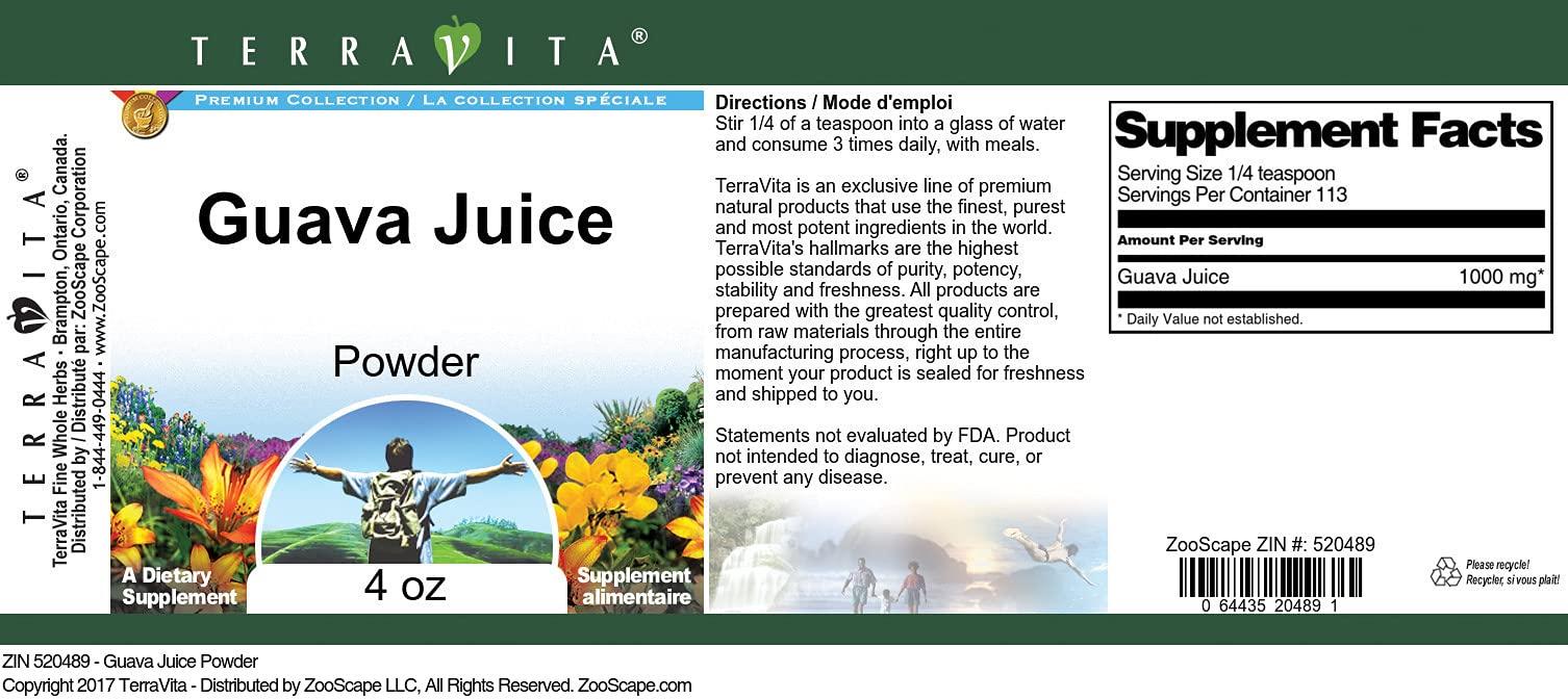 TerraVita Guava Juice Powder (4 oz, ZIN: 520489) - 3 Pack