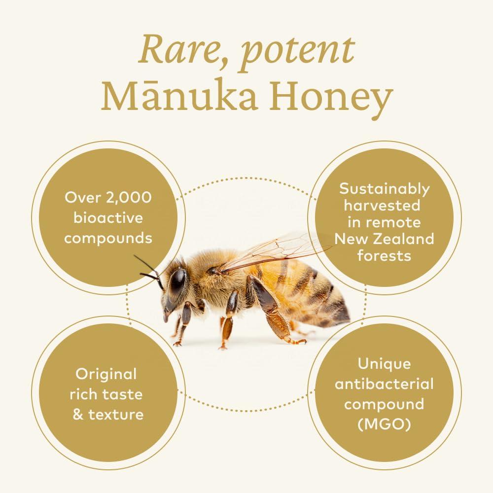 Comvita Comvita Manuka Honey (UMF 5+, MGO 83+) | New Zealands #1 Manuka Brand | Raw, Wild, Non-GMO | Superfood for Daily Vitality | 17.6 oz
