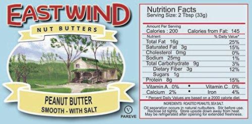 East Wind Nut Butters EAST WIND Nut Butter Peanut Smooth, 35 Pound