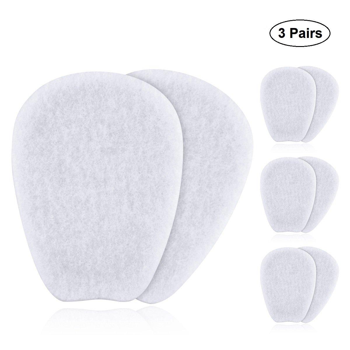 Liams Shoppe Liams Shoppe Unisex Medium Size 3 Pairs of Felt Tongue Cushion Inserts for Shoes