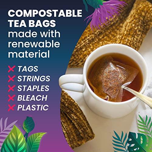 Cederberg Tea Company Organic Milk Thistle Tea — 100 Tea Bags | Organic Herbal Tea From Single Origin | Eco-Friendly Tea Bags | Non-GMO Caffeine Free Tea With Zero Sugar | Cederberg Tea Company