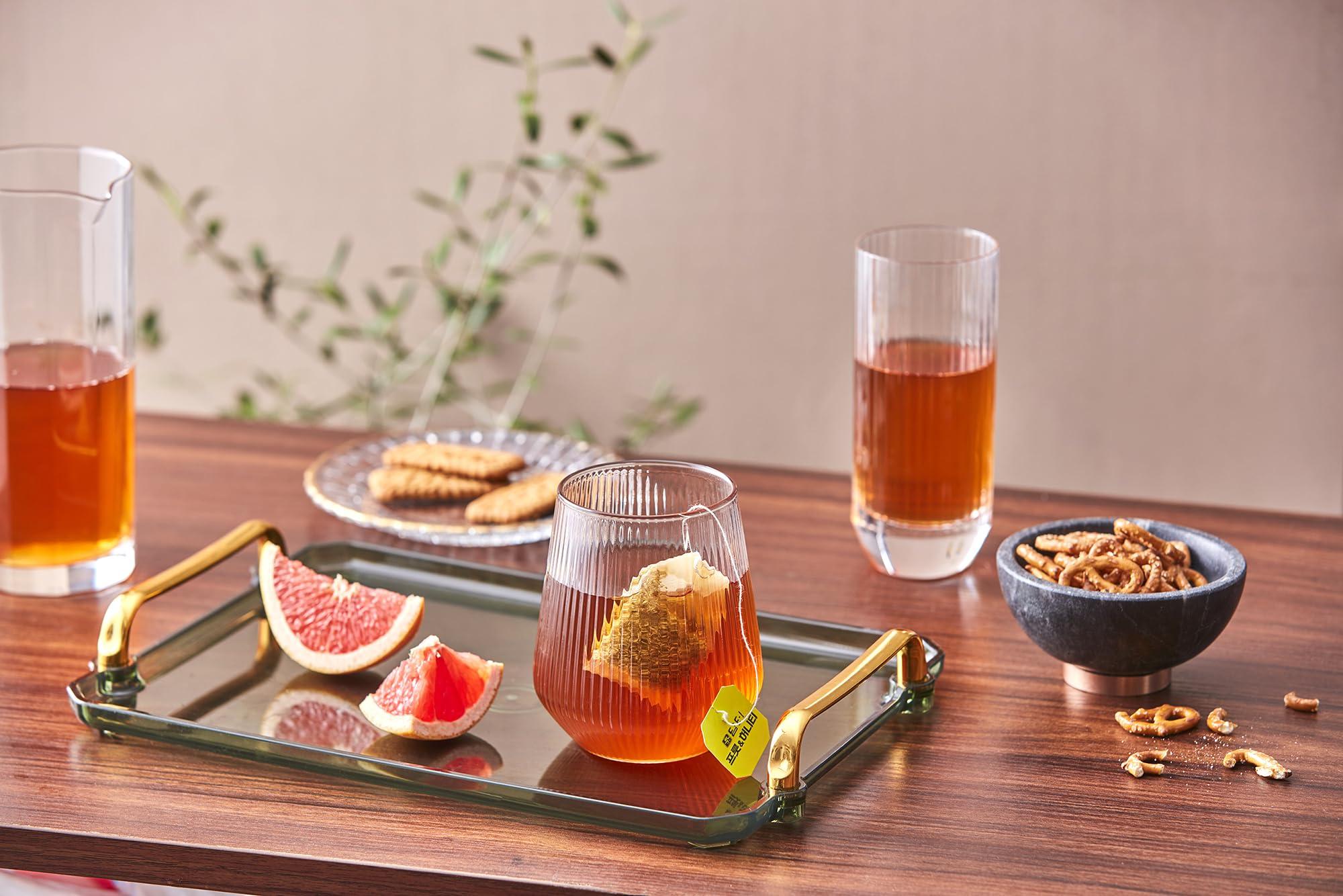 Damtuh Damtuh Grapefruit Honey Black Tea Bag Zero Calorie Zero Sugar 20g x 20 Count (Pack of 1)