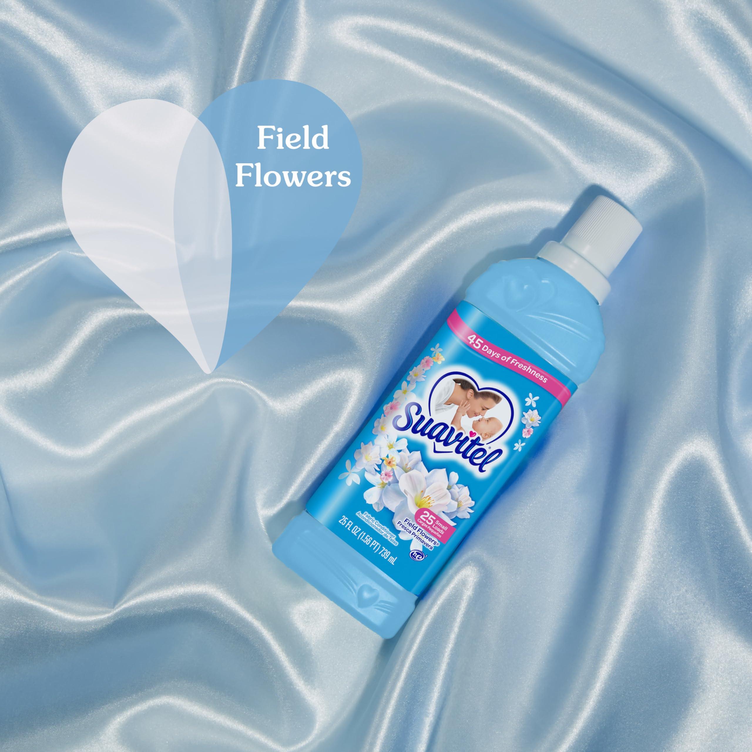 Suavitel Suavitel Fabric Softener, Field Flowers, 25 oz (Pack of 12)