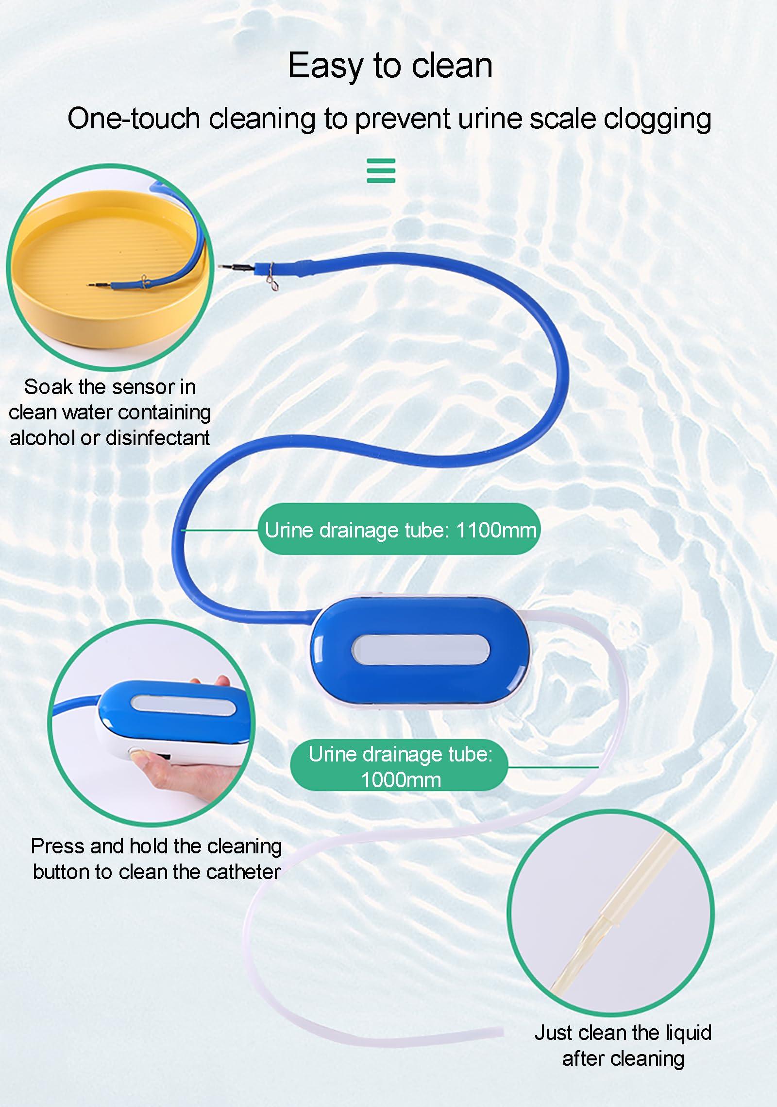 HZFAIGLL HZFAIGLL Intelligent Electric Urine Collector with 2000 ml Urinal, Automatic Sensing, Easy to Clean, Bed Rest Anti-Leakage Design, Immediately Absorb Urine