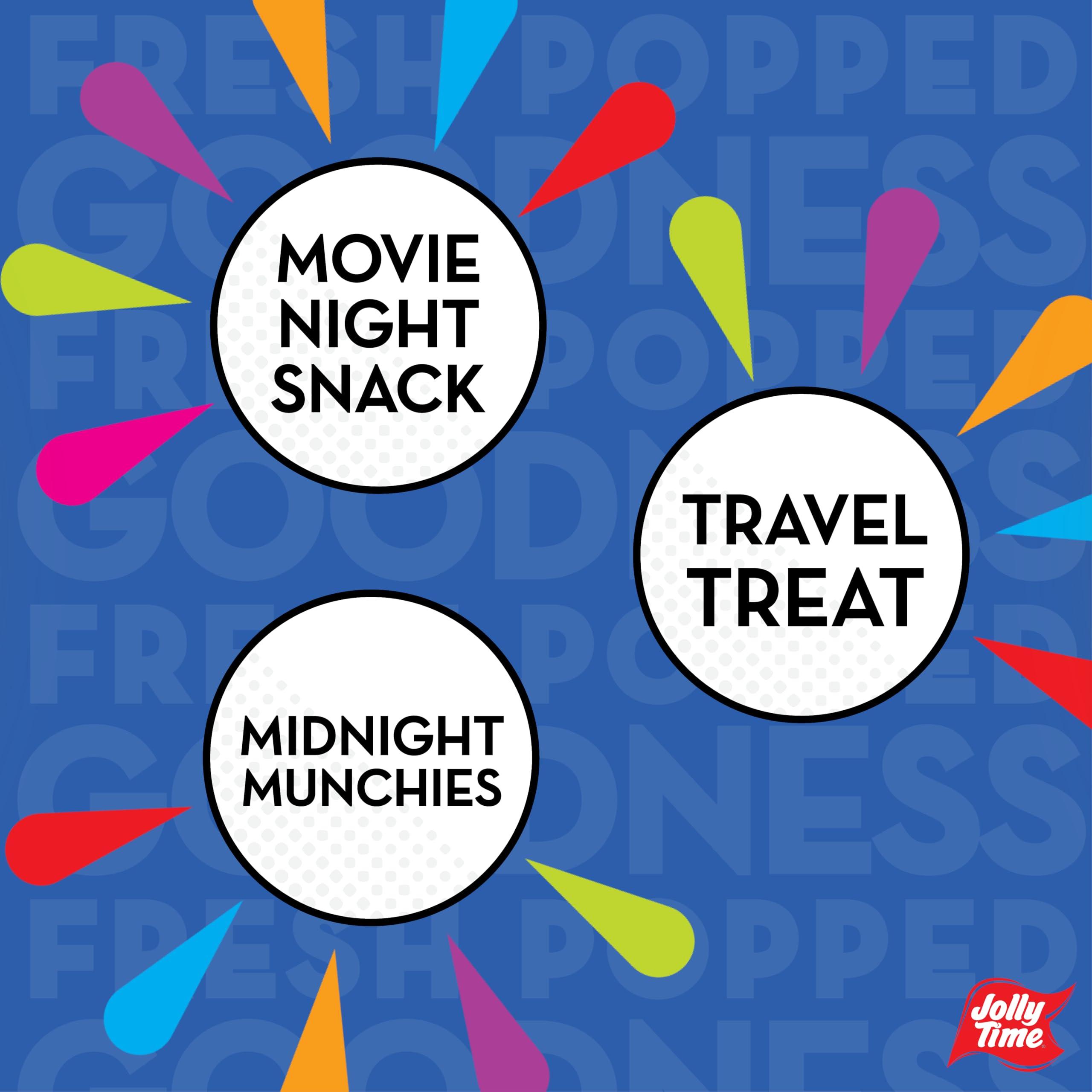 Jolly Time Jolly Time Simply Popped, Vegan, Dairy Free Microwave Popcorn, 3oz Sharing Bag, 3 Bags Per Carton (Simply Popped Sea Salt, 3 Ounce (Pack of 36))