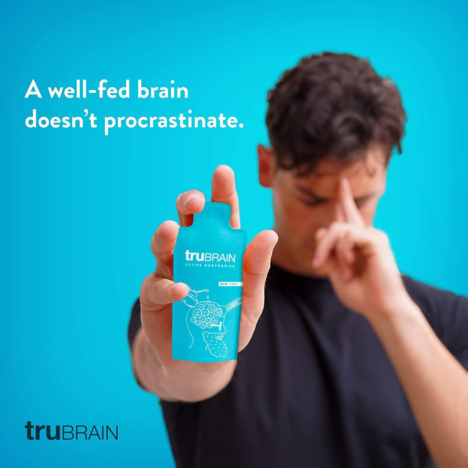 TruBrain TruBrain Drinks Nootropic Brain Food Designed by Neuroscientists to Boost Mental Output & Improve Memory Nootropic Supplement
