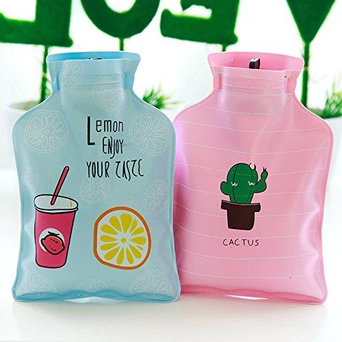 zxb-shop Safe Water-Filled Hot Water Bottle Hot Water Bottle,Cartoon Hand Po Warm Water Bottle Cute Mini Hot Water Bottles Small Portable Hand Warmer Water Injection Storage Bag Tools Classic Hot Water Bottle