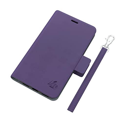 DefenderShield DefenderShield EMF Protection & 5G Anti Radiation iPhone 14 Pro Case - RFID Blocking EMF Shield Detachable Wallet Case with Magnetic Closure (Purple)