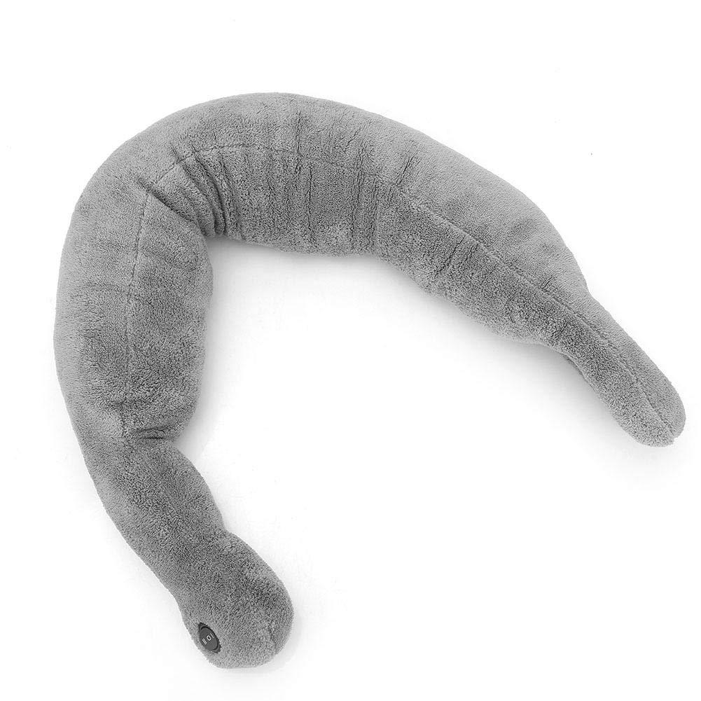 HURRISE Wrap Around Vibrating Massage Pillow,Vibrating Massaging Relax Muscles Relieve Stress For Trakk Travel Massage Pillow For Neck & Cervical Bed Pillows Relax Muscles Relieve Stress