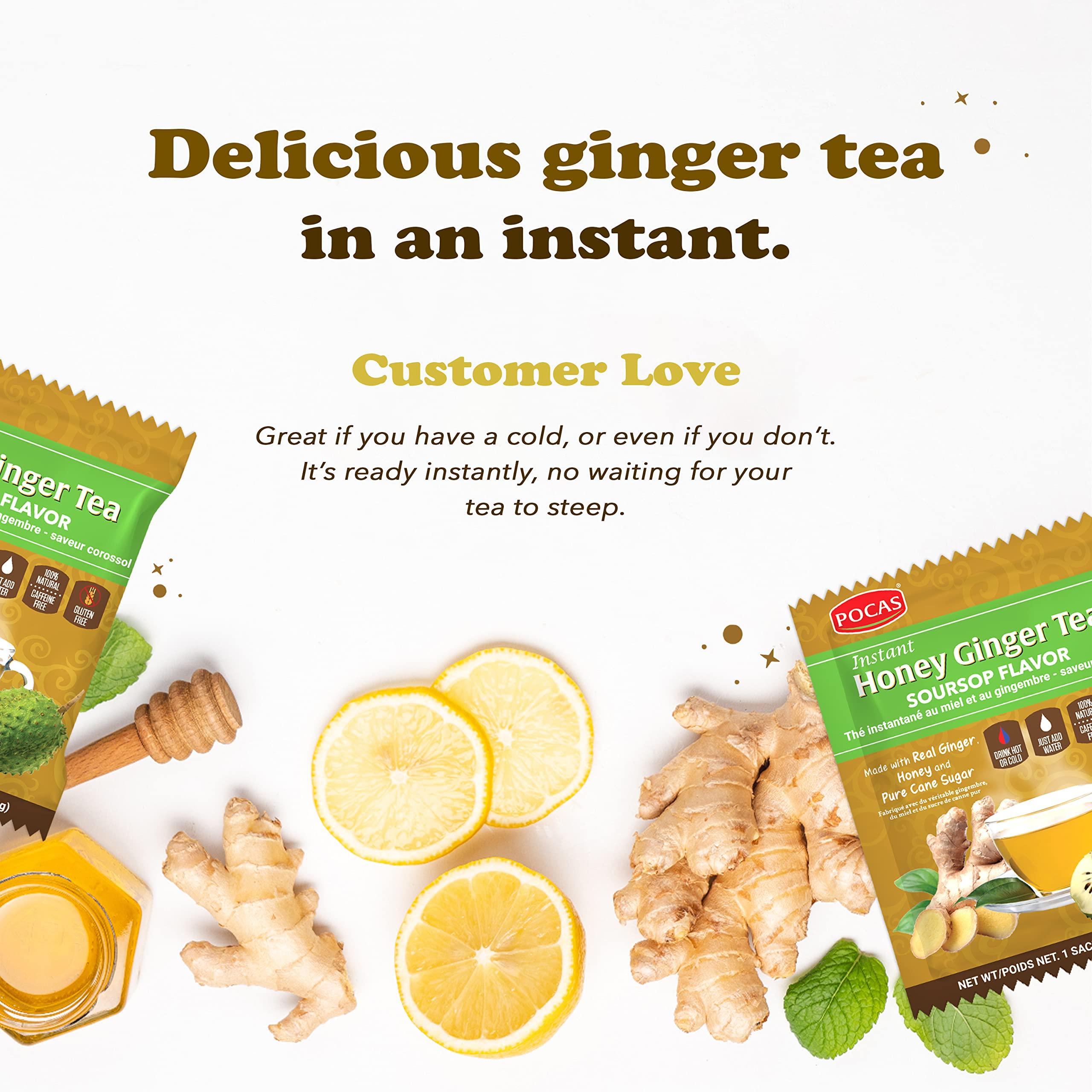 Pocas Pocas Honey Ginger Tea with Soursop 20 Pack