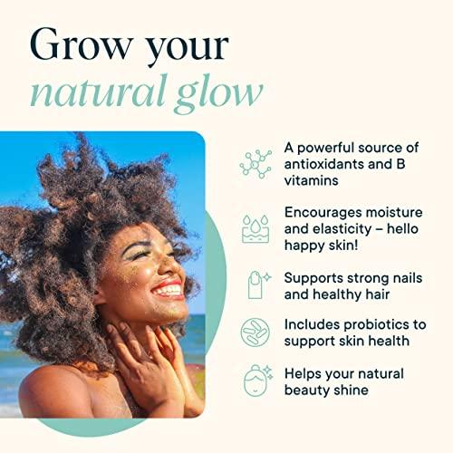 Ora Organic Ora Organic Hair, Skin, and Nails Support- BeYouTiful - Beauty Supplement with B Vitamins and Algae Extracts for Healthy Hair and Skin - 60 Vegan Capsules