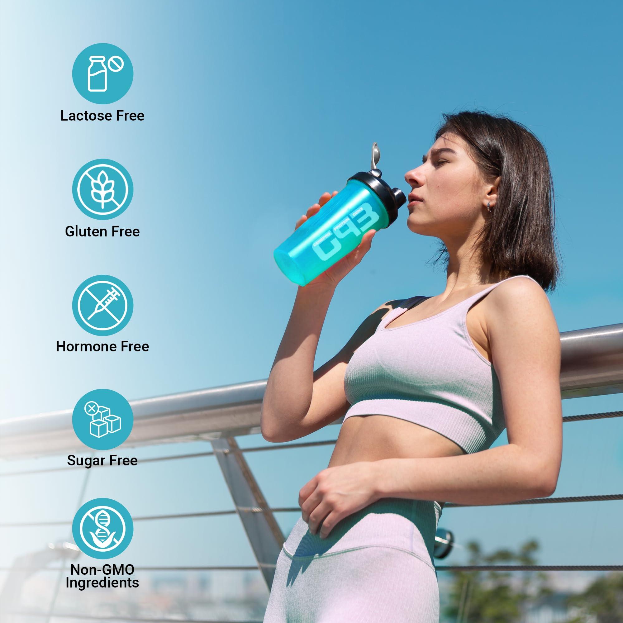 Genepro Gen. 3 The Protein Solution GENEPRO GEN. 3 Unflavored Protein Powder - New Formula - Lactose-Free, Gluten-Free, & Non-GMO Whey Isolate Supplement Shake (3rd Generation, 30 Servings)