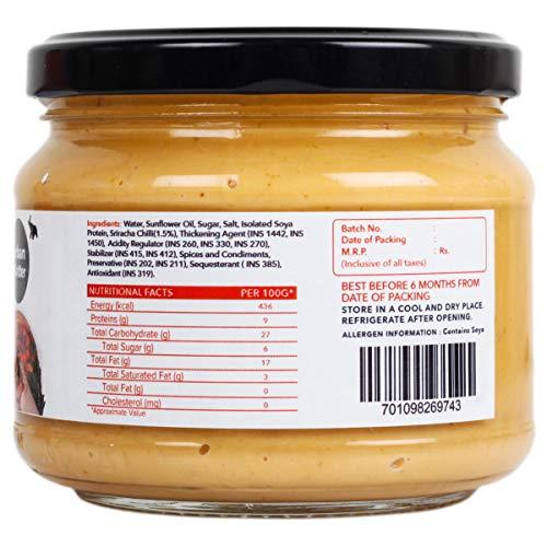 Urban Platter Urban Platter Vegan Sriracha Mayo, 300g / 10.6oz [Dairy-free Mayonnaise, No Palm Oil, No Trans-fat]