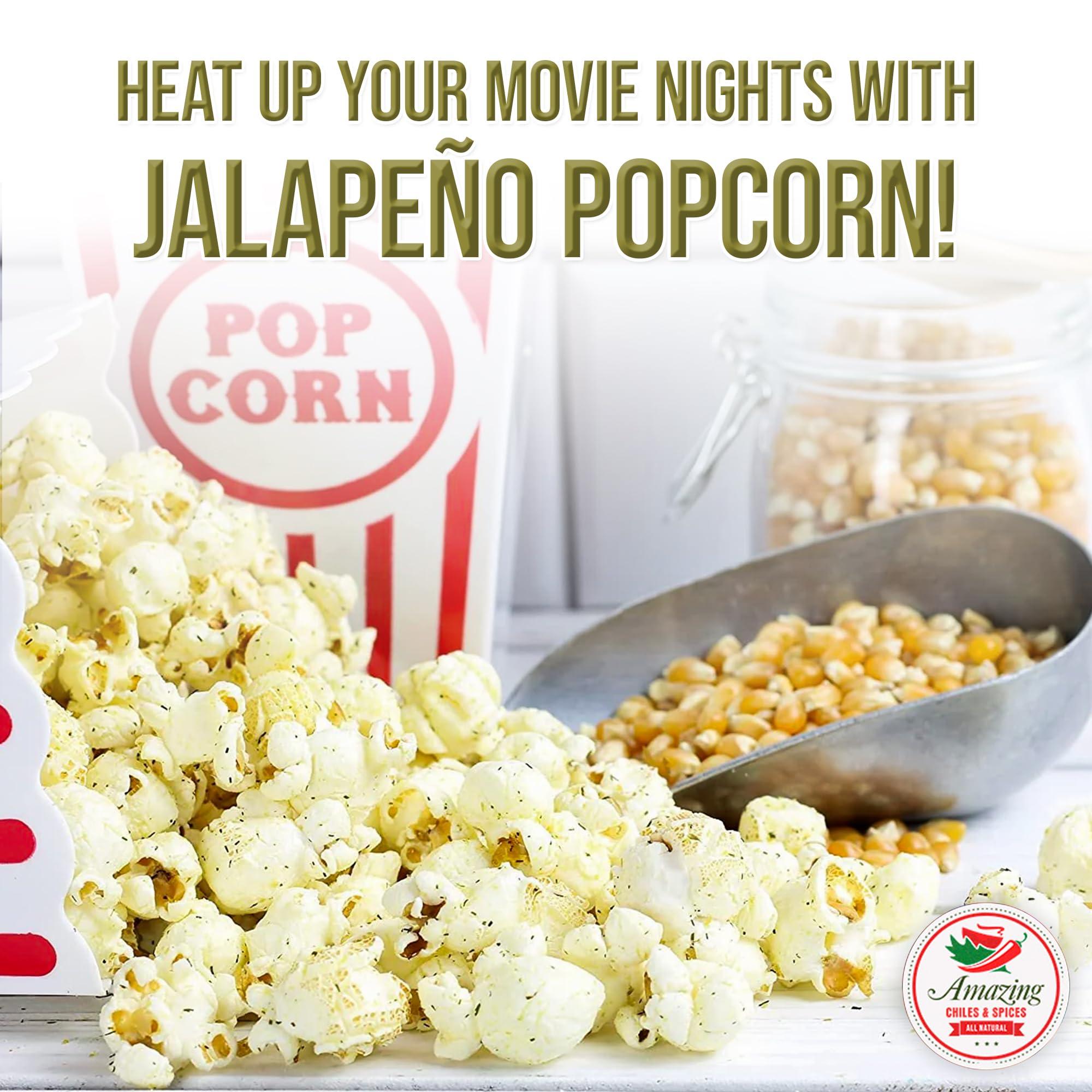 Amazing Chiles & Spices Jalapeno Powder Seasoning 8oz – Natural and Premium. Great For Chili, Salsa, Spice Blends, Stews, Tacos, Corn Bread. Medium to High Heat - fruity, spicy hot flavor. By Amazing Chiles & Spices.