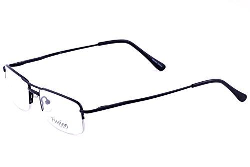 Fission New Fission 004 Eyeglasses|Clear Lens|Metal Frame|Size:53-18-140|Prescription Rx Eyewear