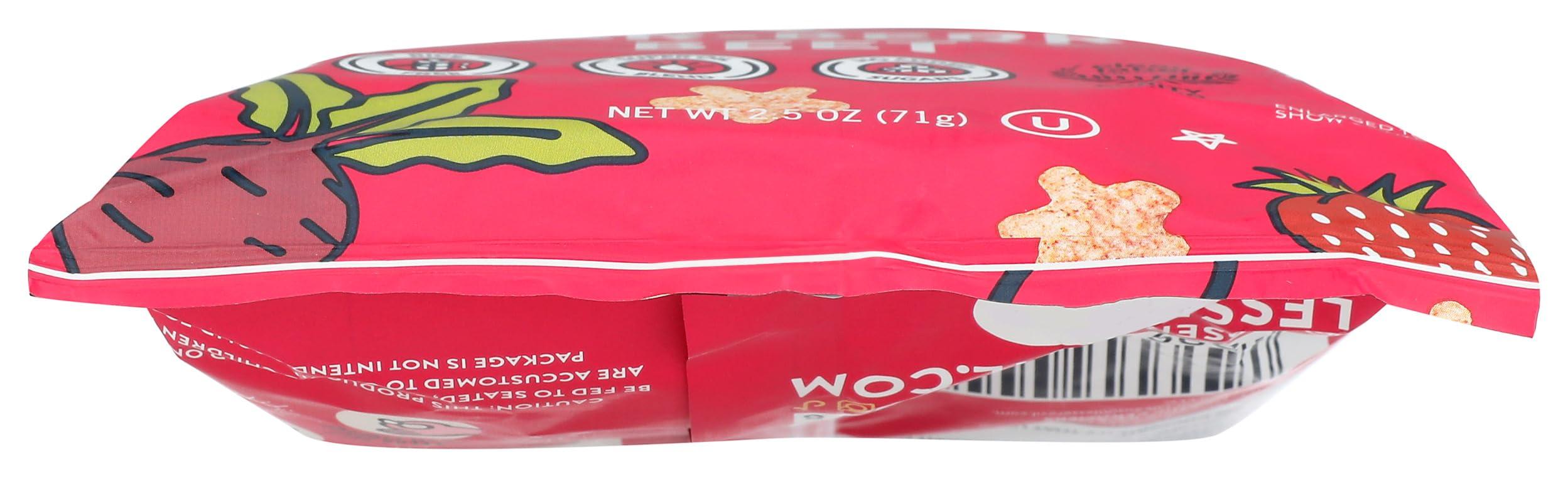 Lesserevil LesserEvil Organic Strawberry Beet Lil' Puffs, 2.5 OZ