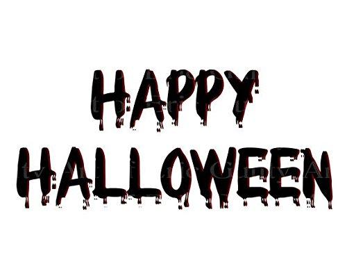 Art of Eric Gunty 1/2 Sheet - Happy Halloween Birthday - Edible Cake/Cupcake Party Topper - D22638