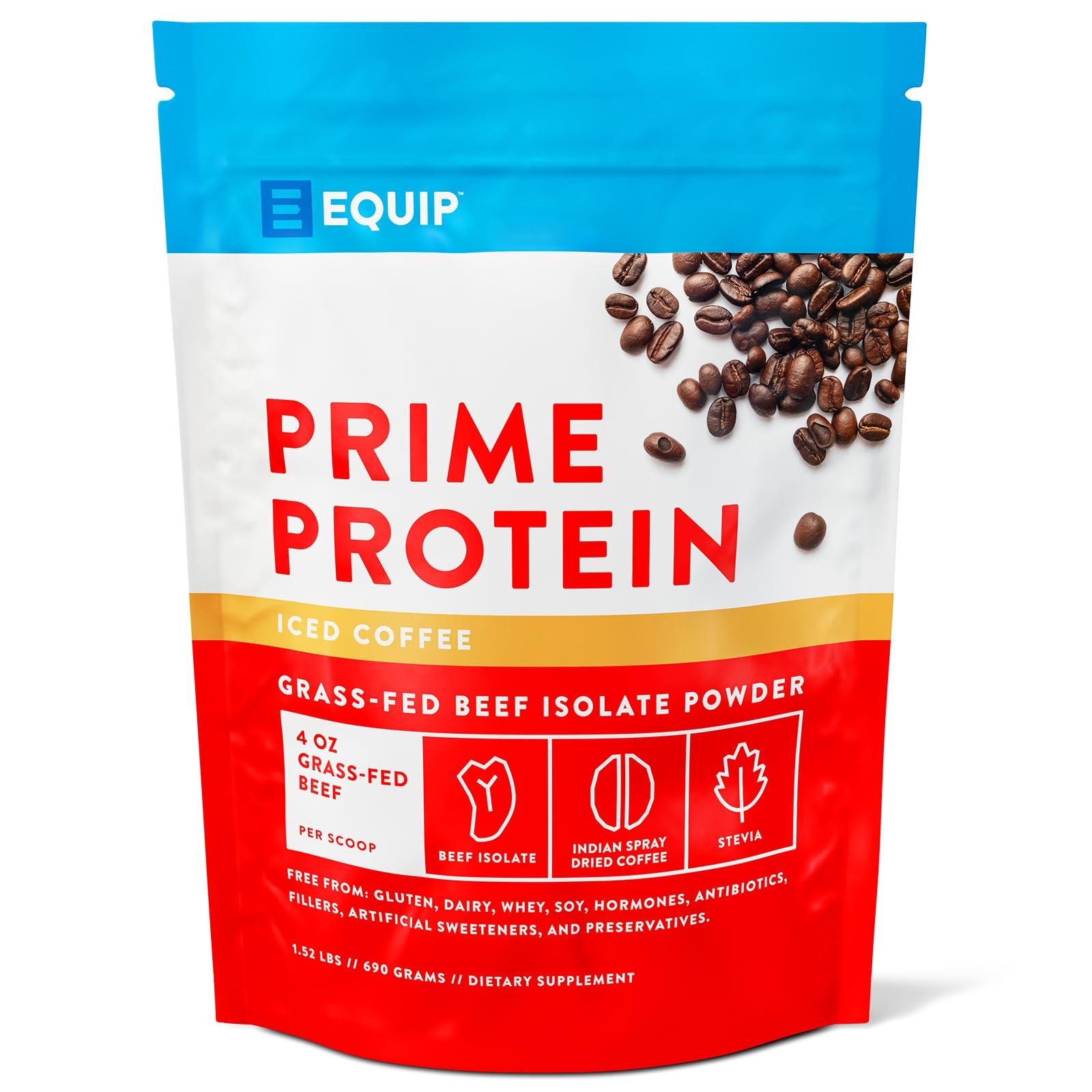 Equip Equip Foods Core Colostrum Powder & Prime Protein Powder Iced Coffee