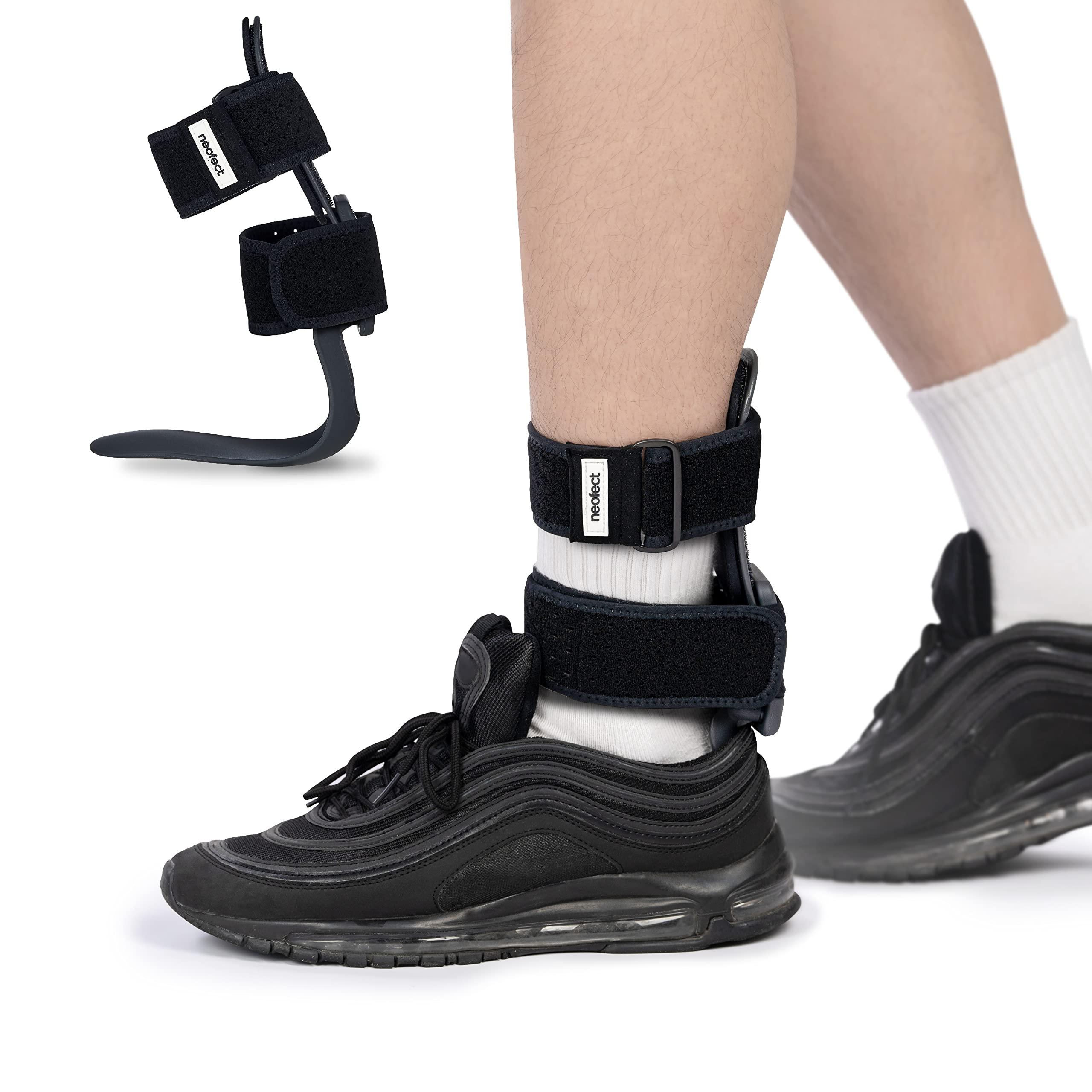 NEOFECT Neofect STEP Medium Left AFO Foot Drop Brace, Drop Foot Brace for Walking, Ankle and Foot Orthosis Support