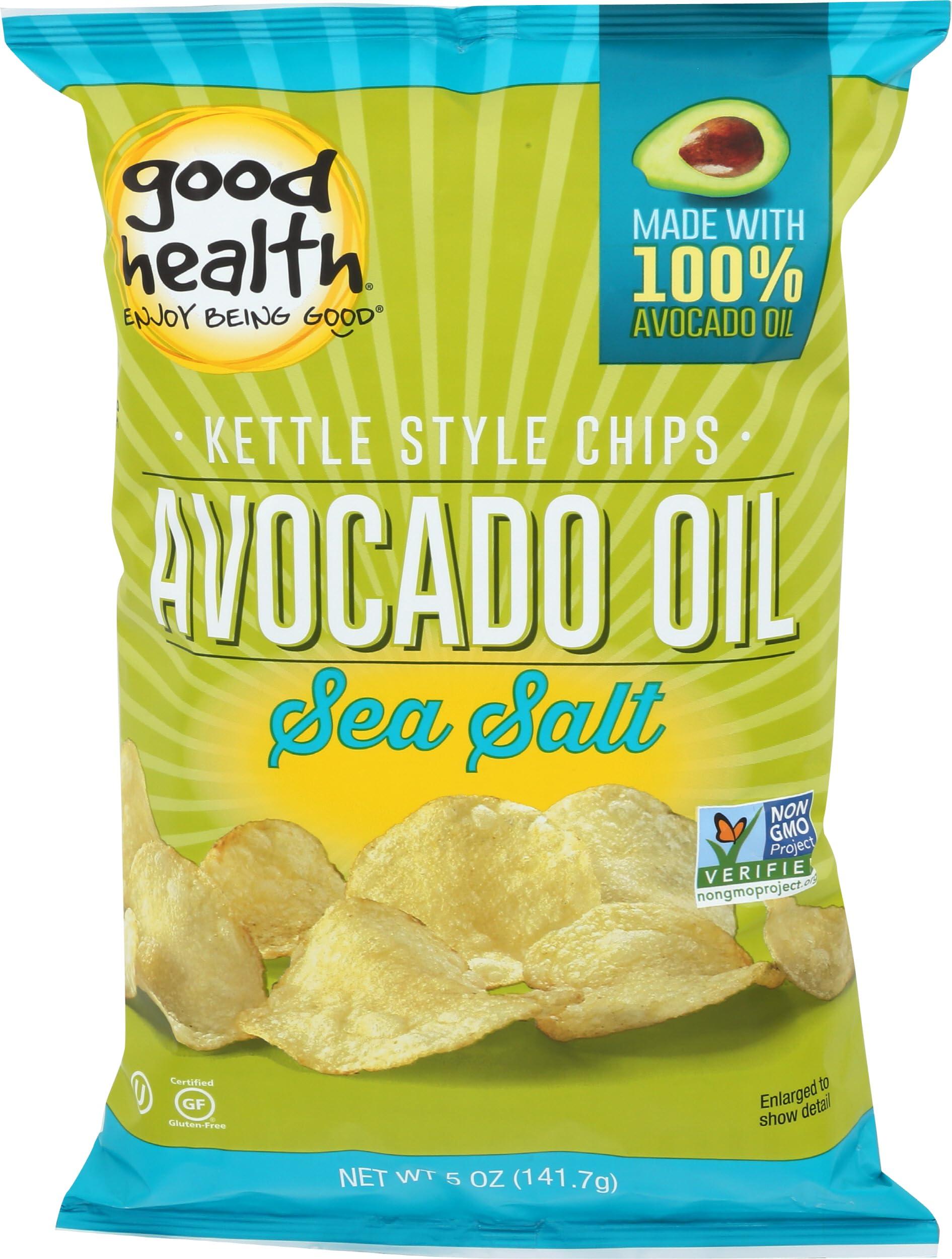 Good Health Good Health Kettle Style Chips, Avocado Oil Sea Salt Chips, 5 Oz