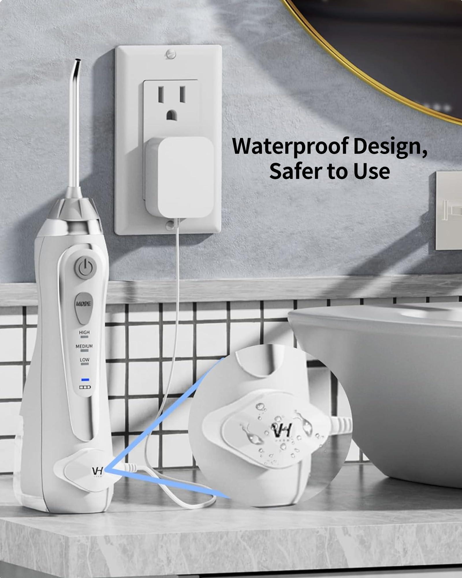 VHBW Magnetic Charger Replacement for Waterpik Water Flosser, Charging Cord Compatible with Waterpik WP-560 WP-562 WP-563 WP-567 WP-569 Power Cord