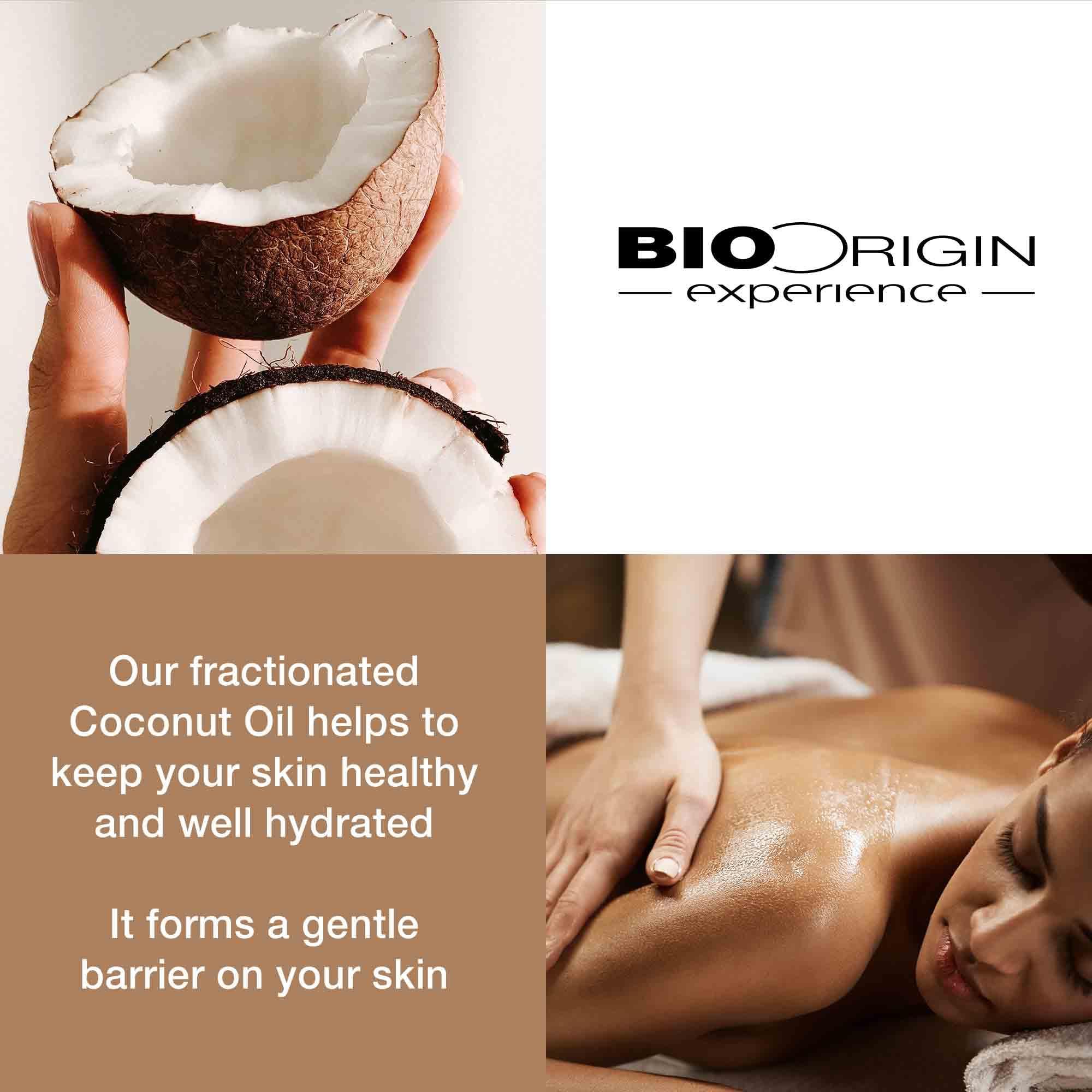 Bioexperience BioExperience Fractionated Coconut Oil, Unscented 100% Natural Palm Oil Free Massage Oil 8oz. Massage Oil.