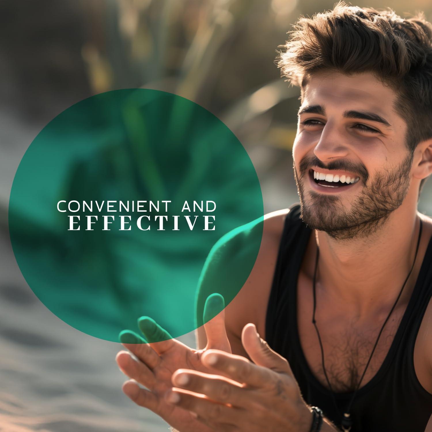 The VanMan Company Vanman's - Miracle Tooth Whitening Powder (2 Pack) - Fluoride-Free with Coconut Charcoal, Eggshell - Remineralizing Tooth Powder - 2.5 Ounce