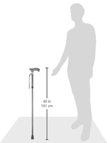 Switch Sticks Switch Sticks Walking Cane for Men or Women, Foldable and Adjustable from 32-37 Inches, FSA and HSA Eligible, Engraved Graphite (Pack of 25)