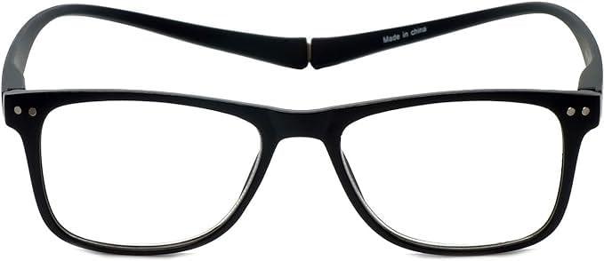 Magz Magz Astoria Transition Sun Reading Glasses +2.50 Black Photochromic Sunglasses Reader Neck Hanging Magnetic Rear Connecting