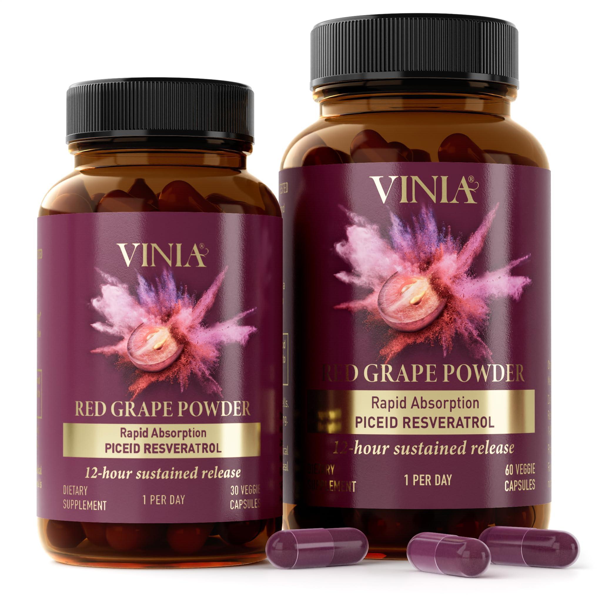VINIA VINIA Blood Flow Supplement Super Bundle. 90 Day Supply for Best Results as Shown on Clinical Trials.