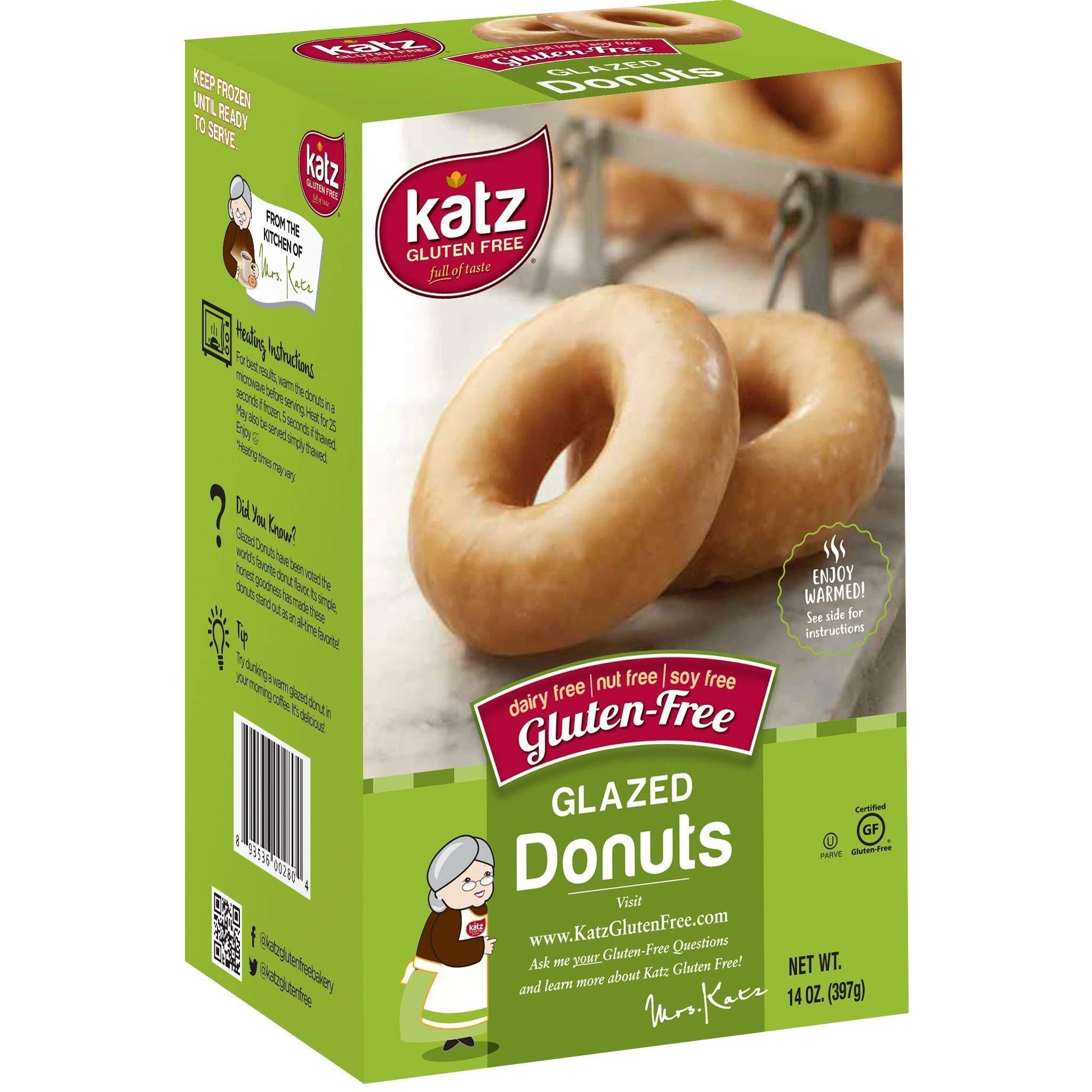 Katz Gluten Free Katz Gluten Free 8 Pack, 2 Crème Cakes, Vanilla and Chocolate, 2 Crème Cupcakes, Lemon and Chocolate, 4 Flavors Donuts | Dairy Free, Nut Free, Soy Free, Gluten Free | 1 Pack of each