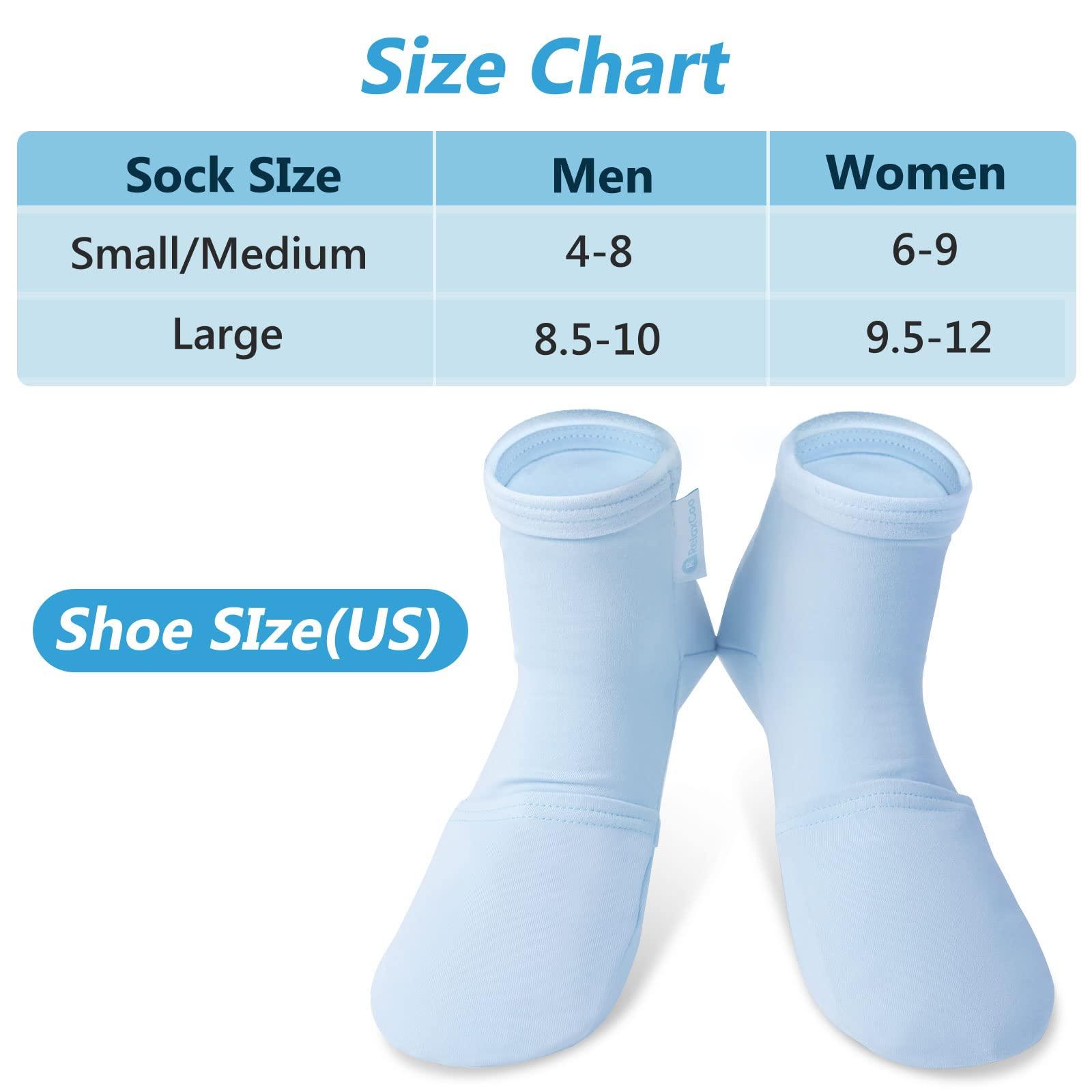 RelaxCoo RelaxCoo Cold Therapy Socks & Gloves for Chemotherapy Neuropathy, Chemo Care Package for Women and Men, Foot & Hand Ice Pack Wrap for Plantar Fasciitis, Carpal Tunnel, Arthritis Hand Pain Relief, L