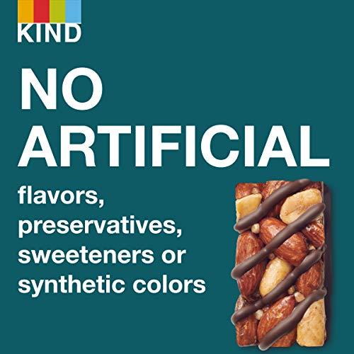 KIND KIND Minis, Dark Chocolate Nuts & Sea Salt, Healthy Snacks, Gluten Free, Low Calorie Snacks, Low Sugar, 10 Count