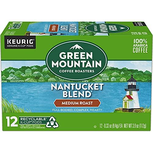 Green Mountain Coffee Roasters Green Mountain Coffee Nantucket Blend Keurig Single-Serve K-Cup Pods, Medium Roast Coffee, 12 Count