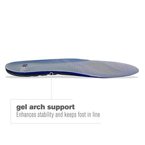 Airplus Airplus Extreme Active Gel Lightweight and Breathable Shoe Insoles for Cushion and Support, Men's, Size 7-13