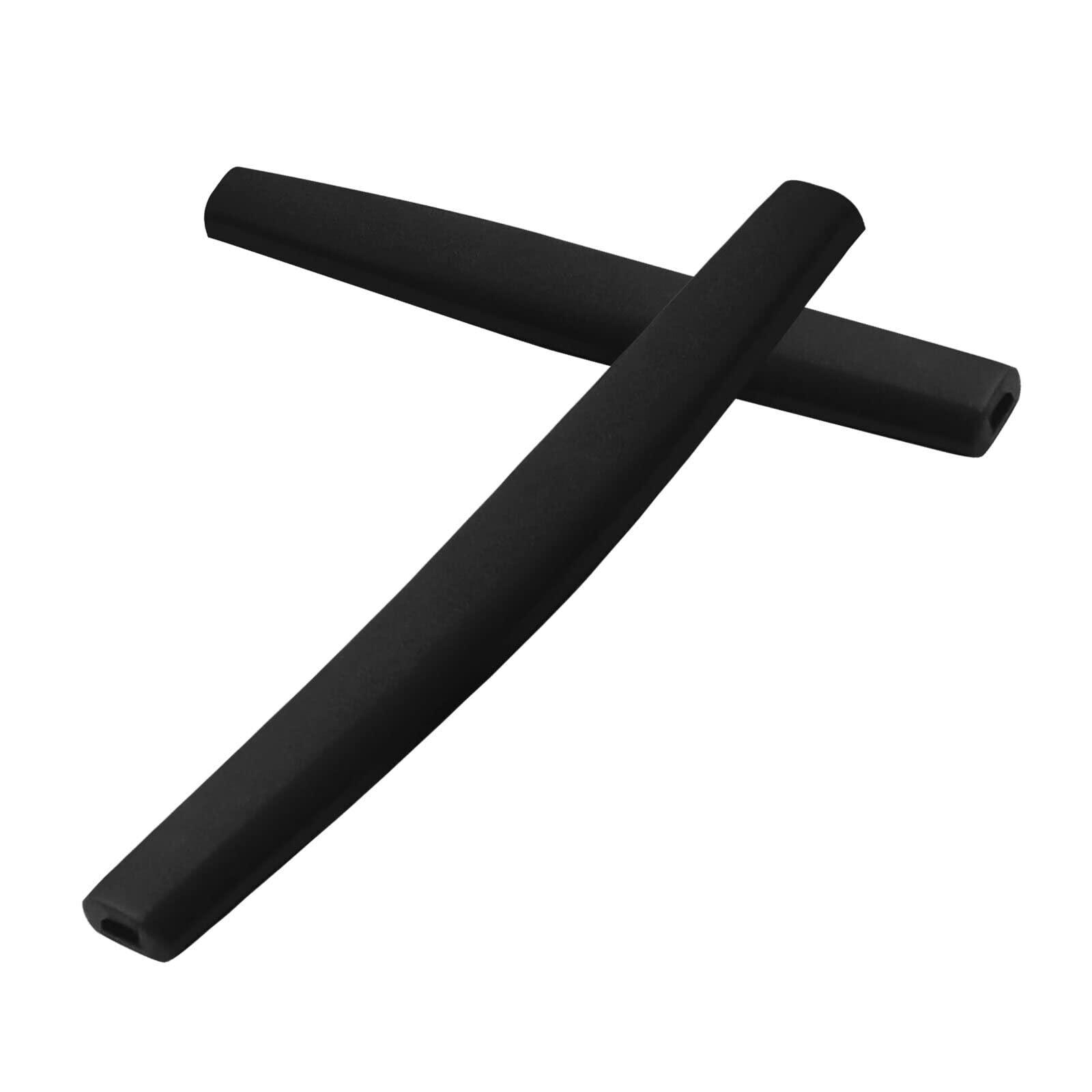 Caulo Caulo Replacement Ear Socks Sleeves + Nose Pads Compatible with Oakley Probation OO4041 Glass Sunglass Frames (Black Earsocks Only - 1 Pair)