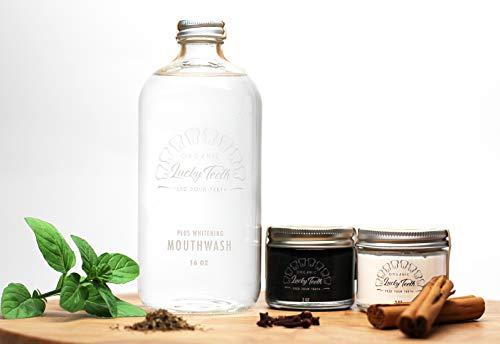 Lucky Teeth Lucky Teeth Organic Toothpaste-All Natural, Remineralizes and Fortifies Teeth and Gums. (2 oz Glass)