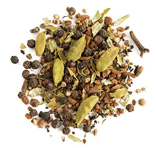 Tea Bar Tea Bar Cardamom Chai | Loose Leaf Tea | Organic Assam black tea, fresh green cardamom, cinnamon chips, clove, and black peppercorns