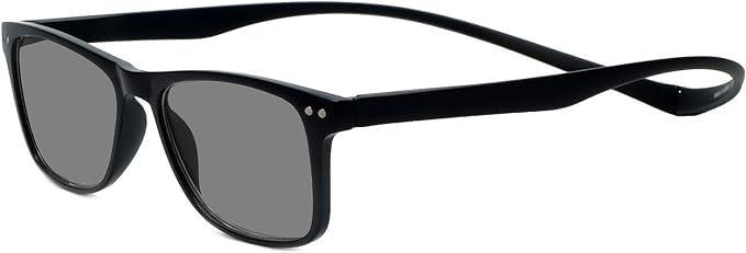 Magz Magz Astoria Transition Sun Reading Glasses +2.50 Black Photochromic Sunglasses Reader Neck Hanging Magnetic Rear Connecting