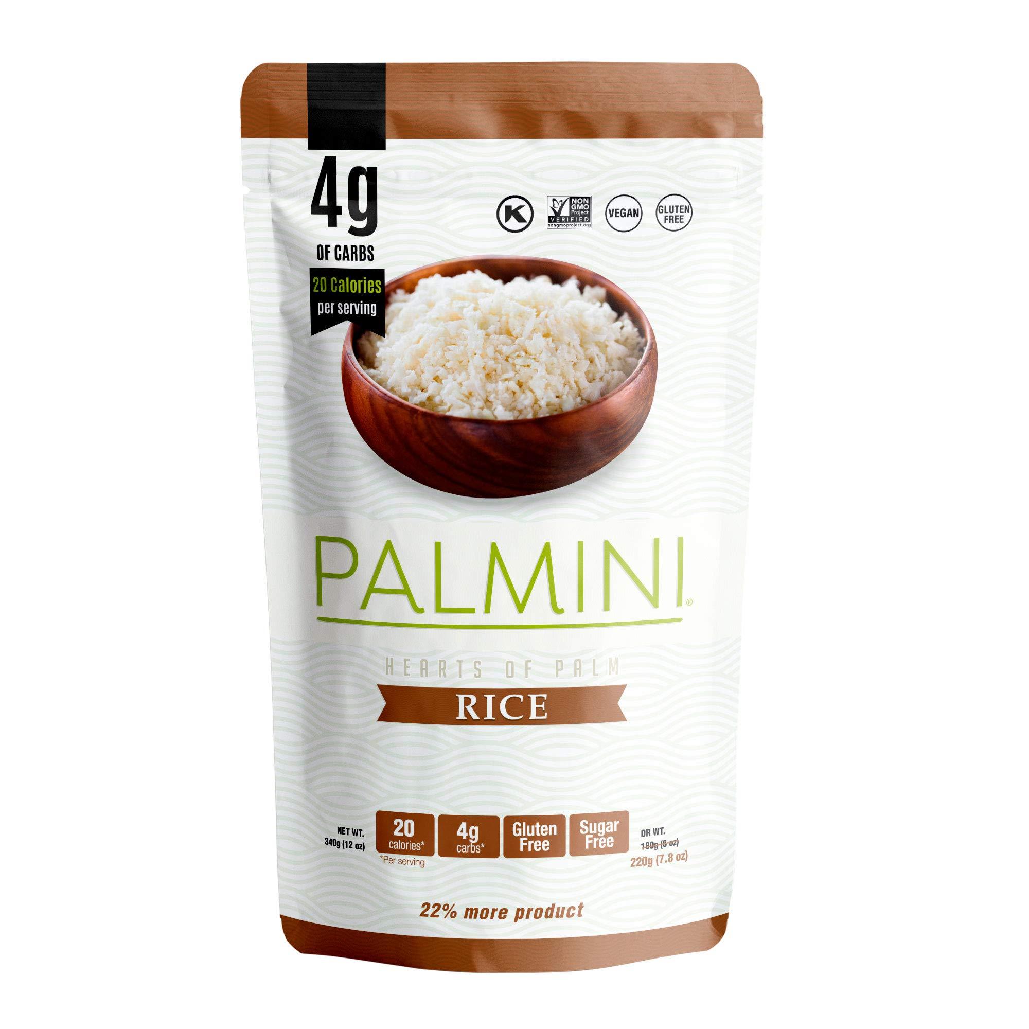 Palmini NEW !! Palmini Pouch VARIETY PACK | Linguine | Angel Hair | Lasagna | Rice | 4g of Carbs | As Seen On Shark Tank | Gluten Free (12 Ounce (Pack of 4))