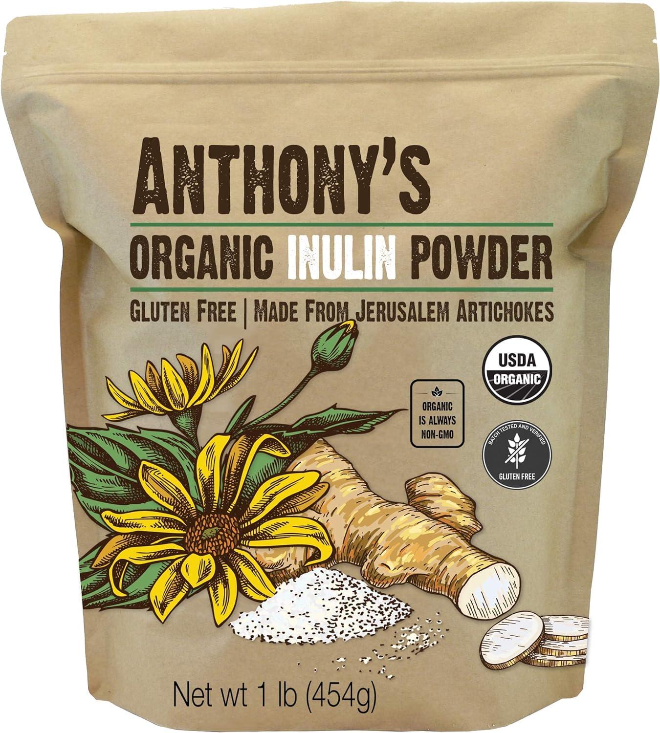 Anthony\'s Anthony\'s Organic Inulin Powder (1 Pound)